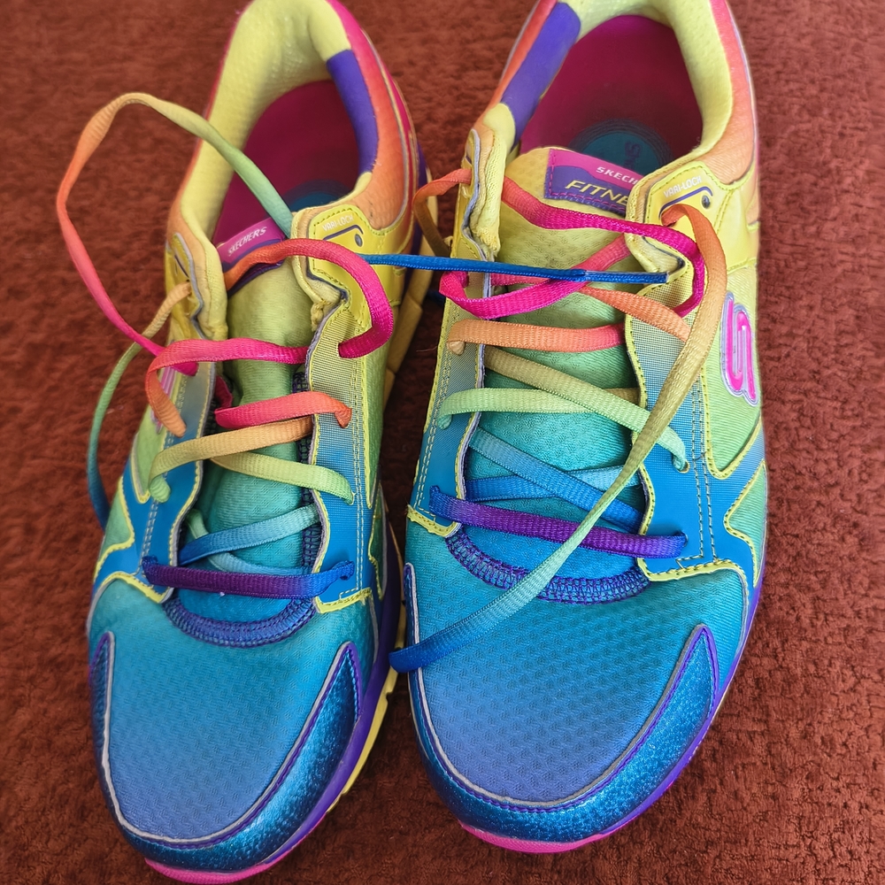 Colorful Skechers Athletic Shoes